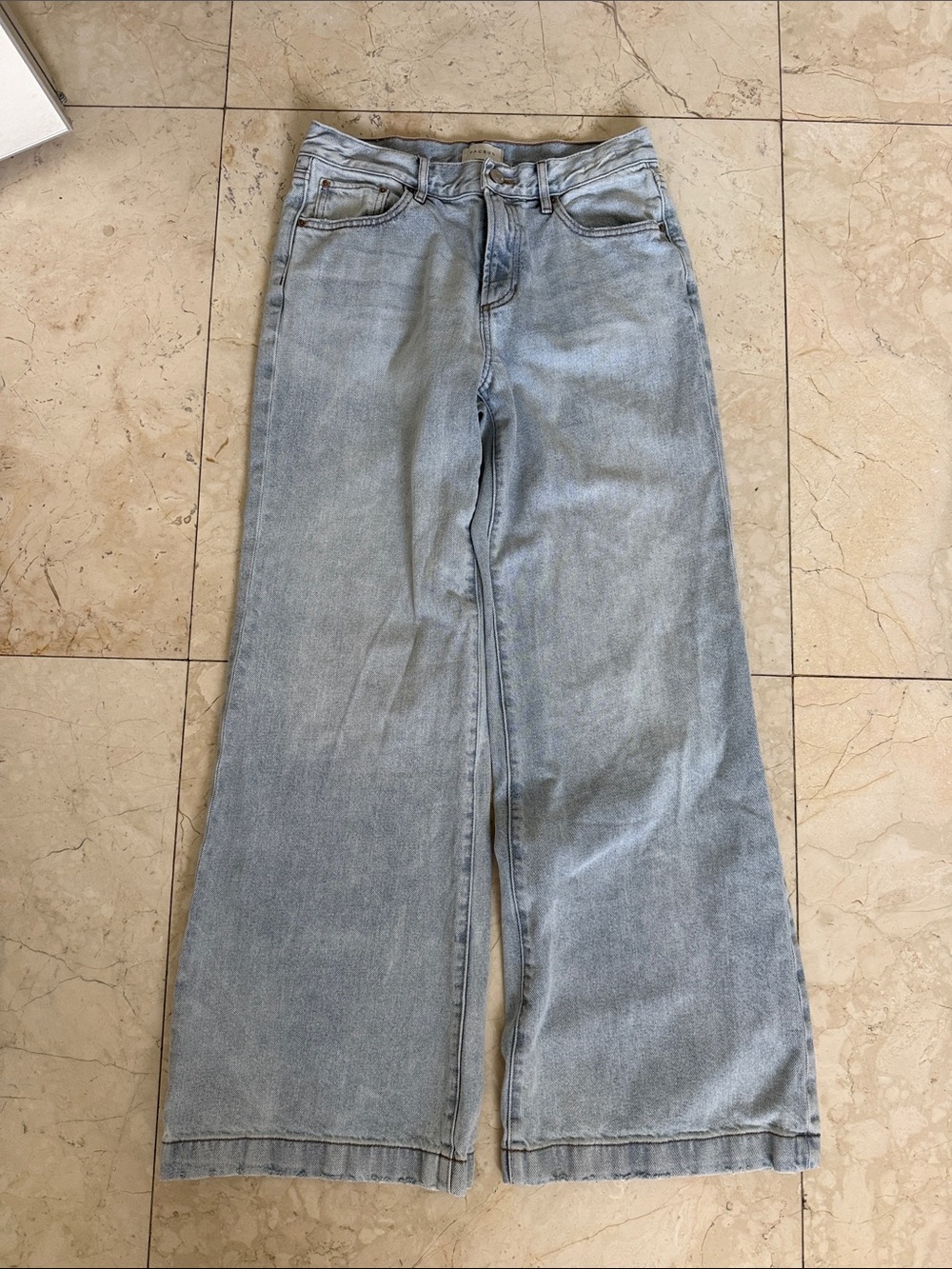 PacSun Light Wash Wide-Leg Women's Jeans